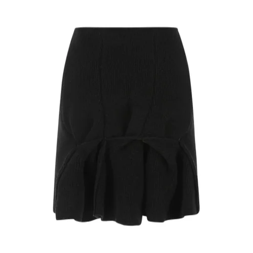 Godet Detailed Mini Skirt