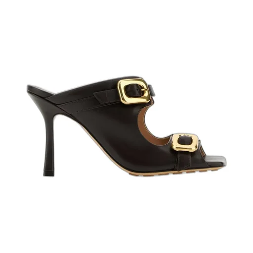 Strapped Buckle Heel Sandals