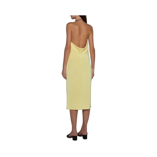 Chain Detailed Midi Dress