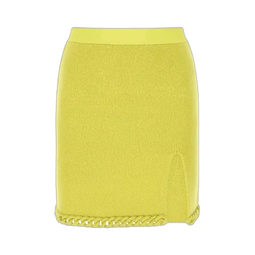High-Waisted Knit Mini Skirt