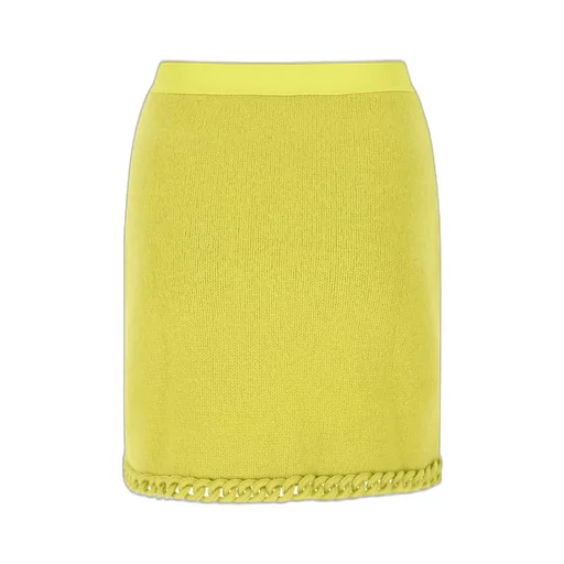 High-Waisted Knit Mini Skirt