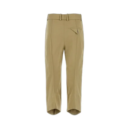 Cropped Straight Leg Trousers