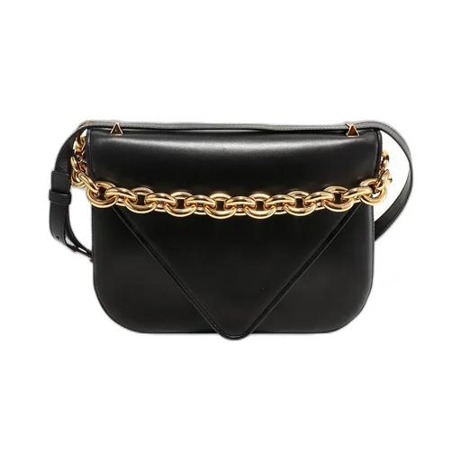 Chain-Detail Shoulder Bag
