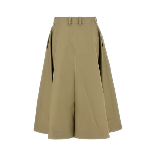 Twill A-Line Skirt