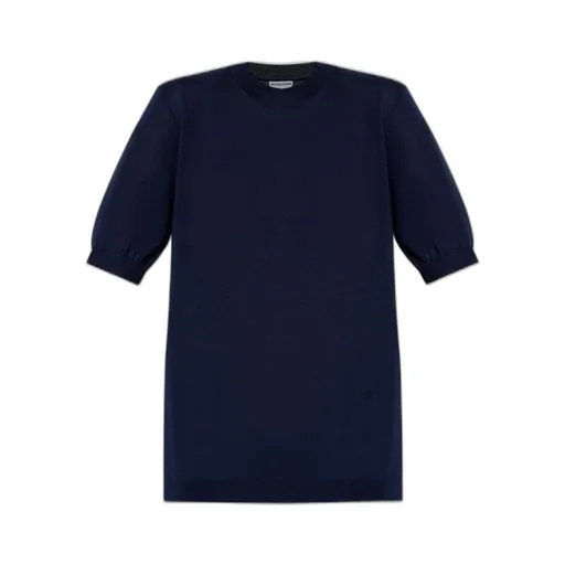 Logo Embroidered Knitted Top