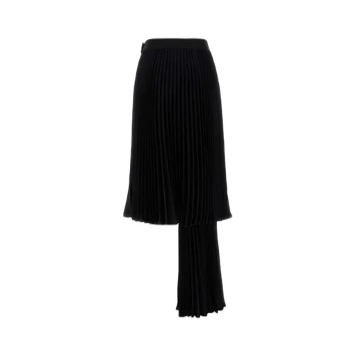 Draped Pleated Skirt