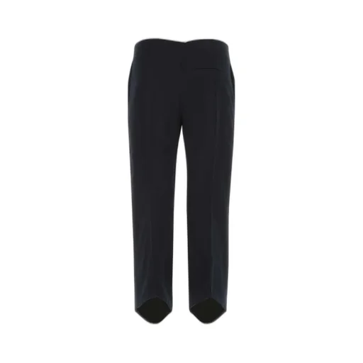 Cropped Straight-Leg Trousers