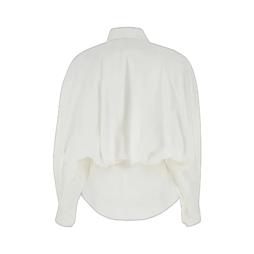 Puff-Sleeved Buttoned Shirt