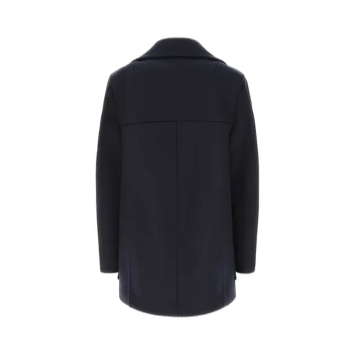 Curved Shape Felted Coat
