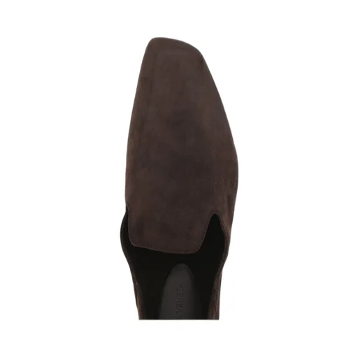 Square Toe Slip-On Flat Shoes