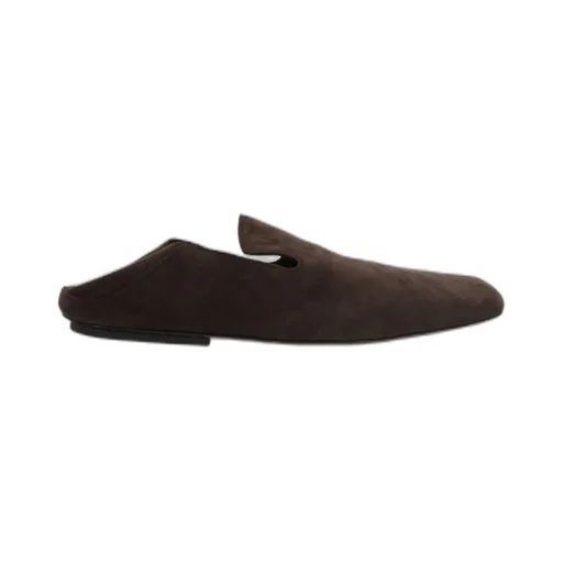 Square Toe Slip-On Flat Shoes