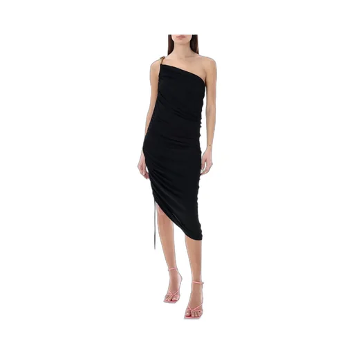 One-Shoulder Midi Dress