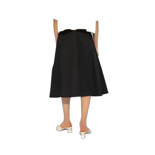 High-Rise Flared Skirt
