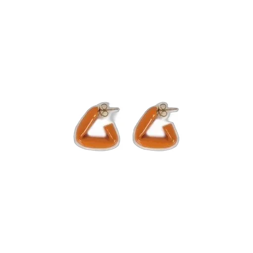 Triangular Hoop Earrings