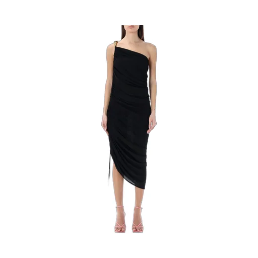 One-Shoulder Midi Dress
