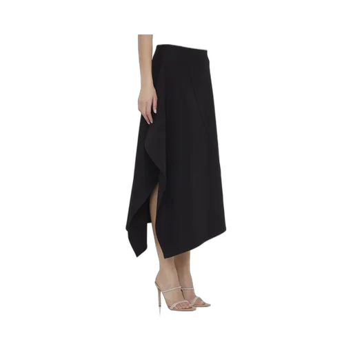 Asymmetric Midi Skirt