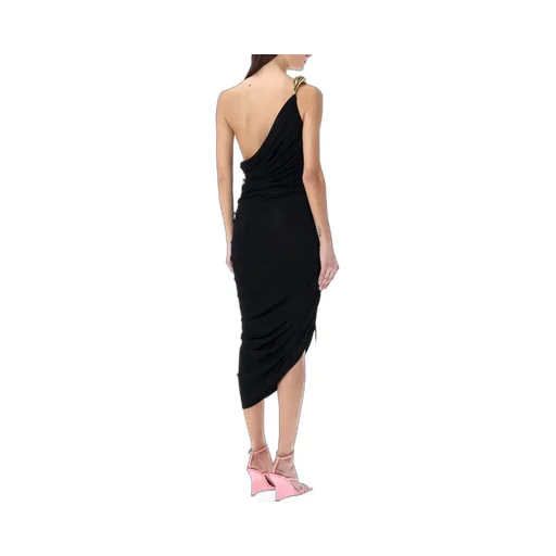 One-Shoulder Midi Dress