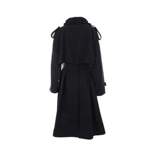 Double-Breasted Belted Trench Coat