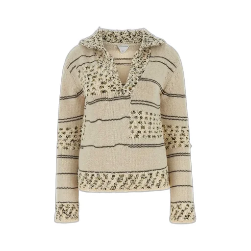 Striped V-Neck Jumper