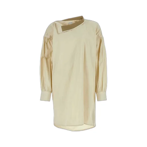 High Neck Long-Sleeved Dress