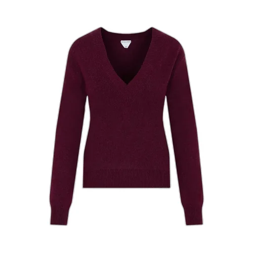V-Neck Long-Sleeved Jumper