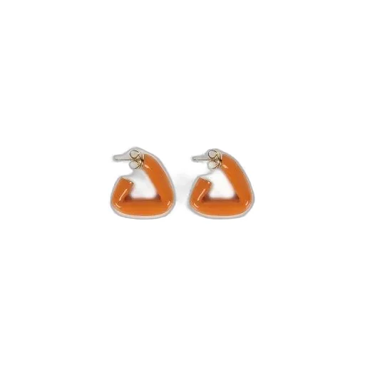 Triangular Hoop Earrings