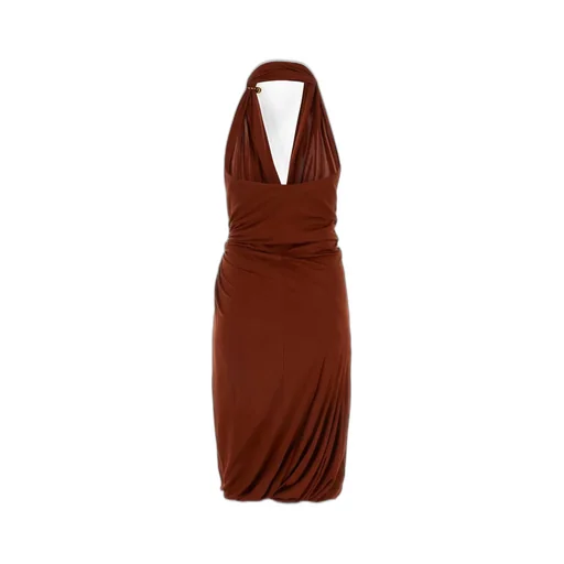 Drop Ring Detailed Midi Dress