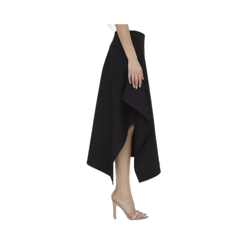 Asymmetric Midi Skirt