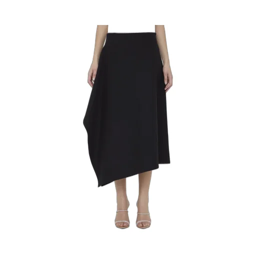 Asymmetric Midi Skirt