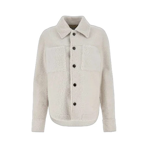 Oversized Shearling Overshirt