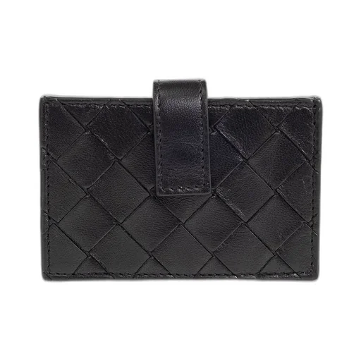 Intrecciato Accordion Card Holder