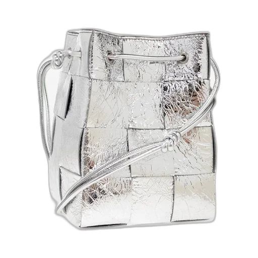 Cassette Strapped Mini Bucket Bag