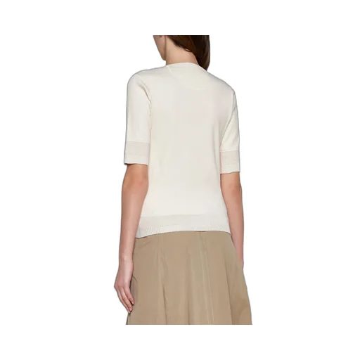 Slim Fit Ribbed Knit Top