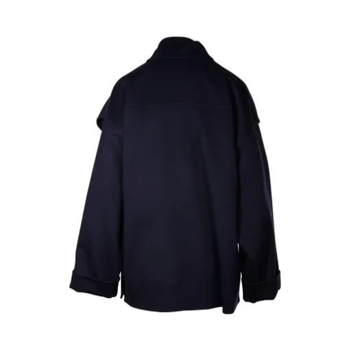 Buttoned Oversized Coat