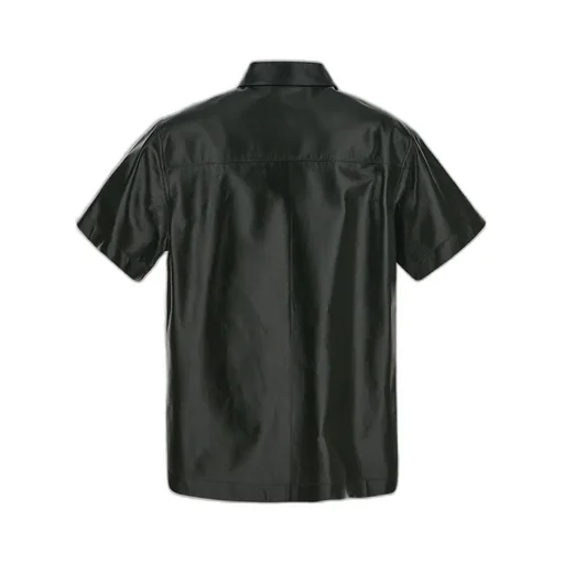 Buttoned Leather Shirt