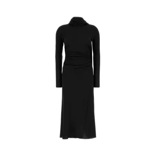 Long-Sleeve Midi Dress