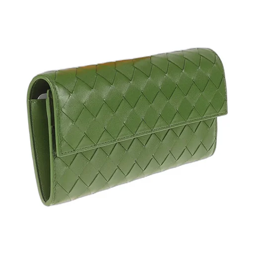Woven Fold-Over Shoulder Bag
