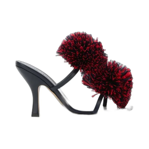 Floral Detailed Heeled Sandals