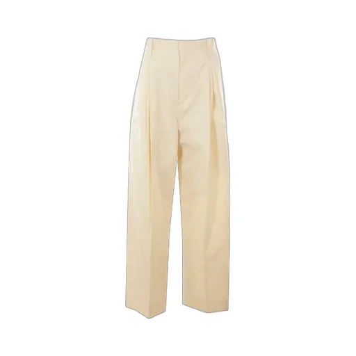 Pleated Wide Leg Trousers