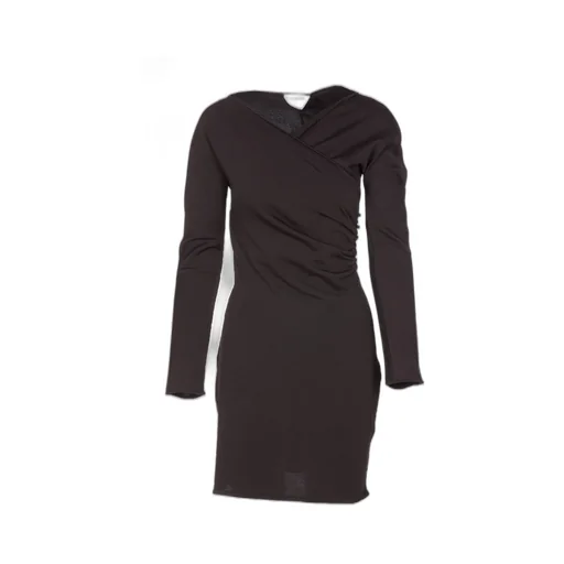 Long-Sleeved Wrap Dress