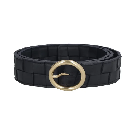 Signature Intrecciato Buckle Belt