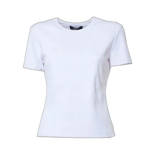 Logo Embroidered Crewneck Knitted T-Shirt