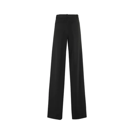 Wide-Leg Crepe Trousers