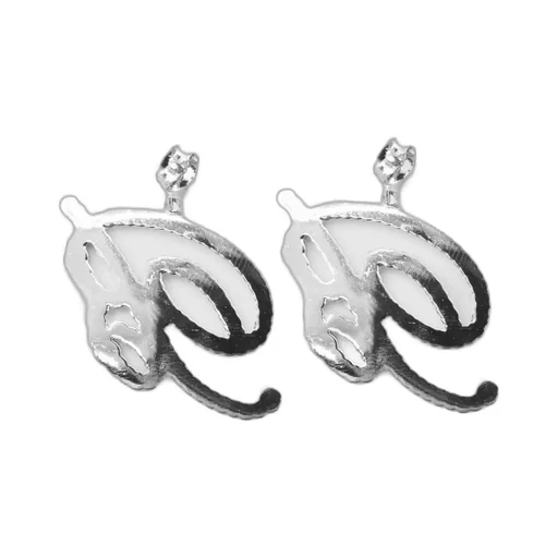 Logo Embellished Dangled Earrings