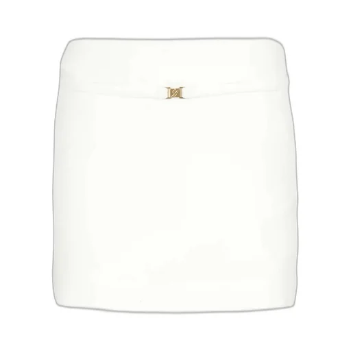 Mid-Rise Buckle-Fastened Belted Skirt