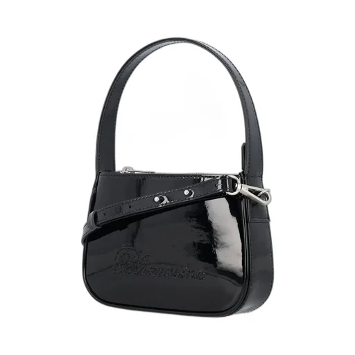 Logo Embellished Zipped Tote Bag