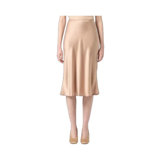 Bias-Cut Mid-Rise Skirt