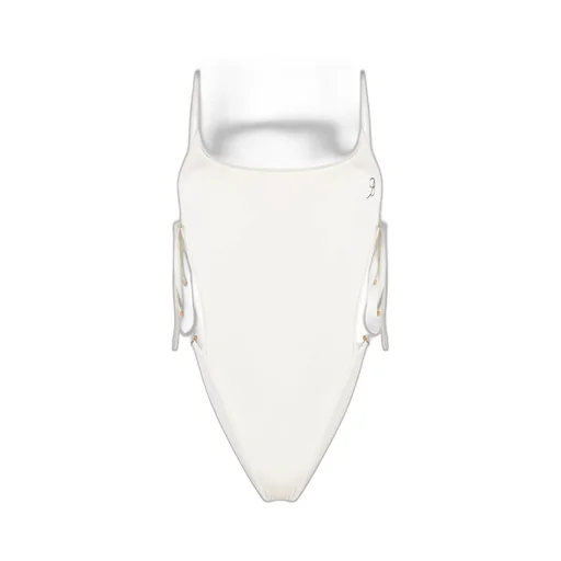 Logo Embellished One-Piece Swimsuit
