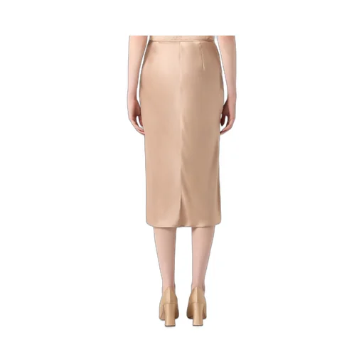 Bias-Cut Mid-Rise Skirt