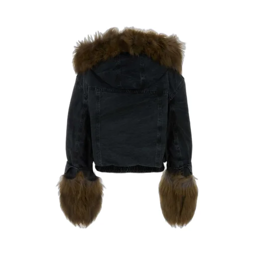Fur-Trimmed Canvas Jacket